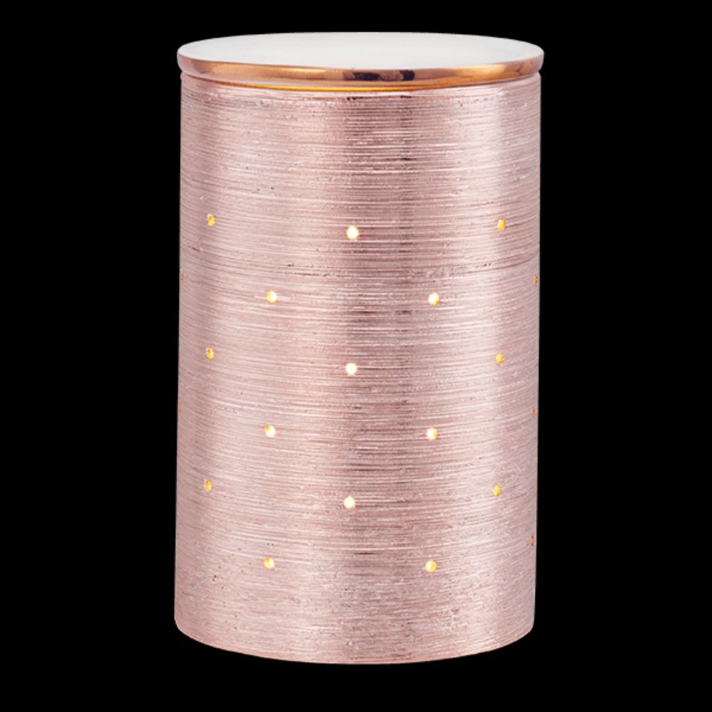 Scentsy NIB ROSE GOLD ETCHED WARMER